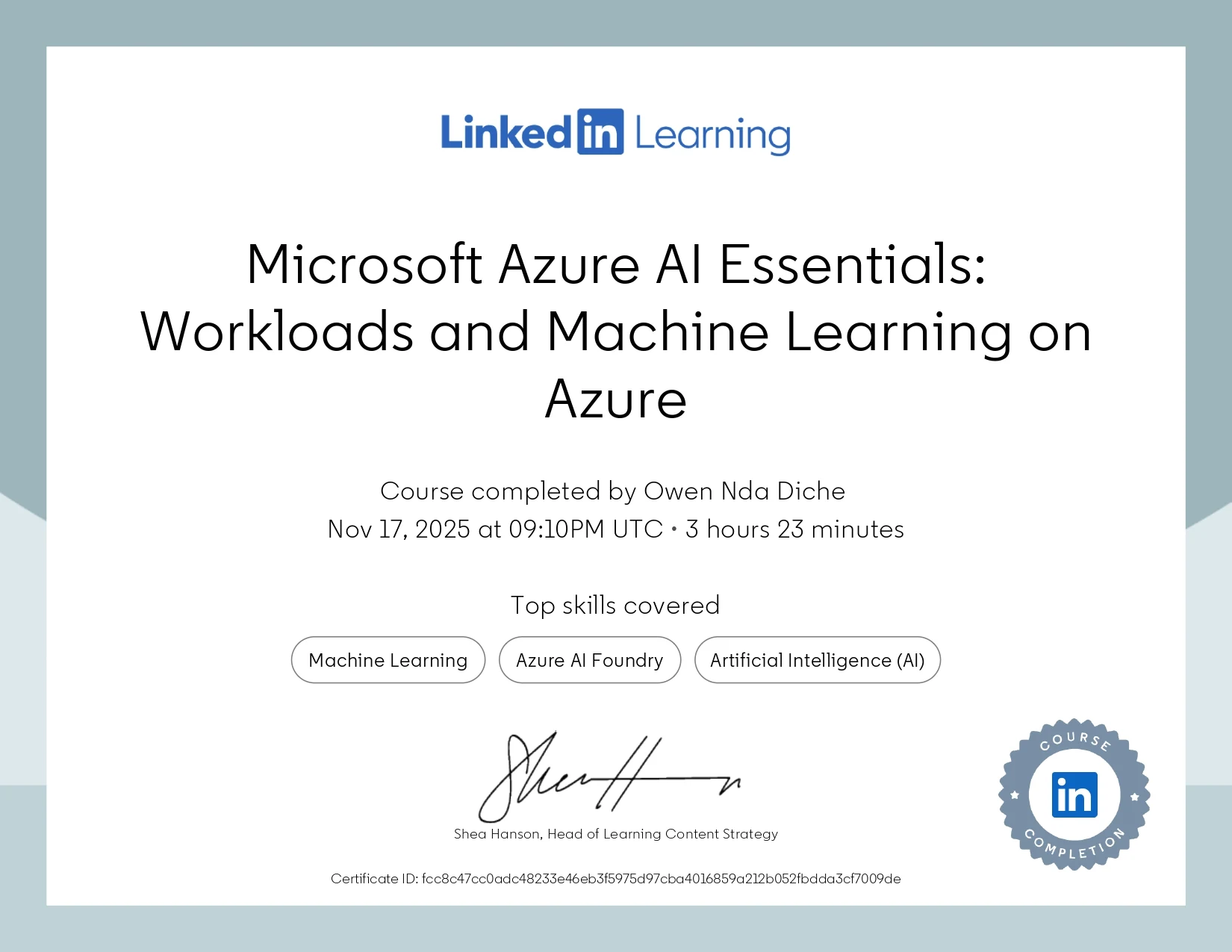 Certificate 10