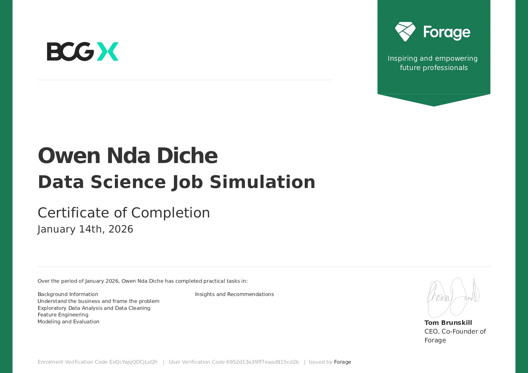Certificate 11