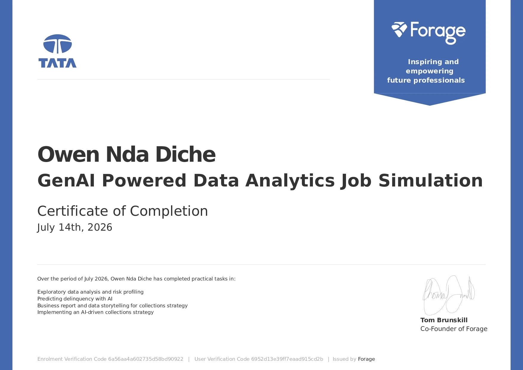 Certificate 14