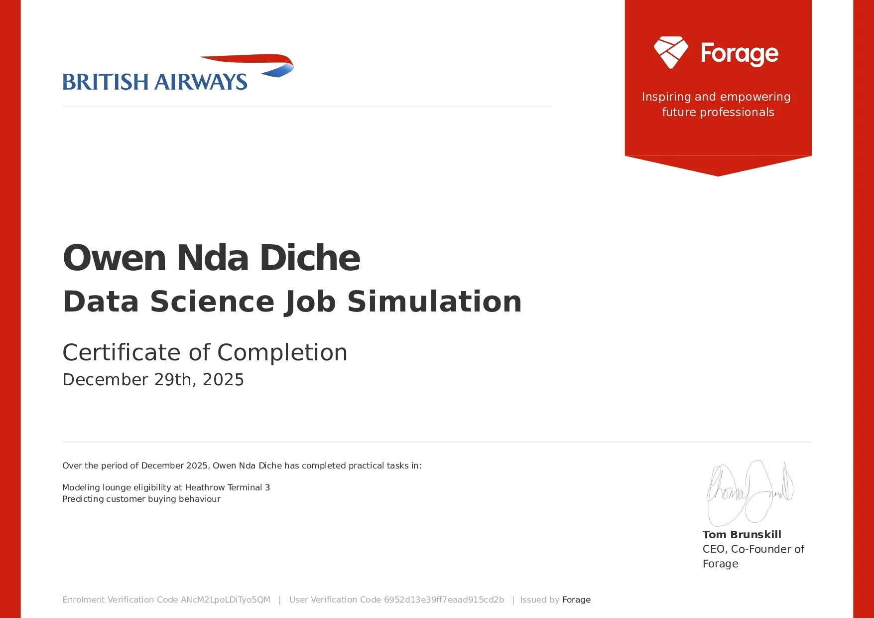 Certificate 3