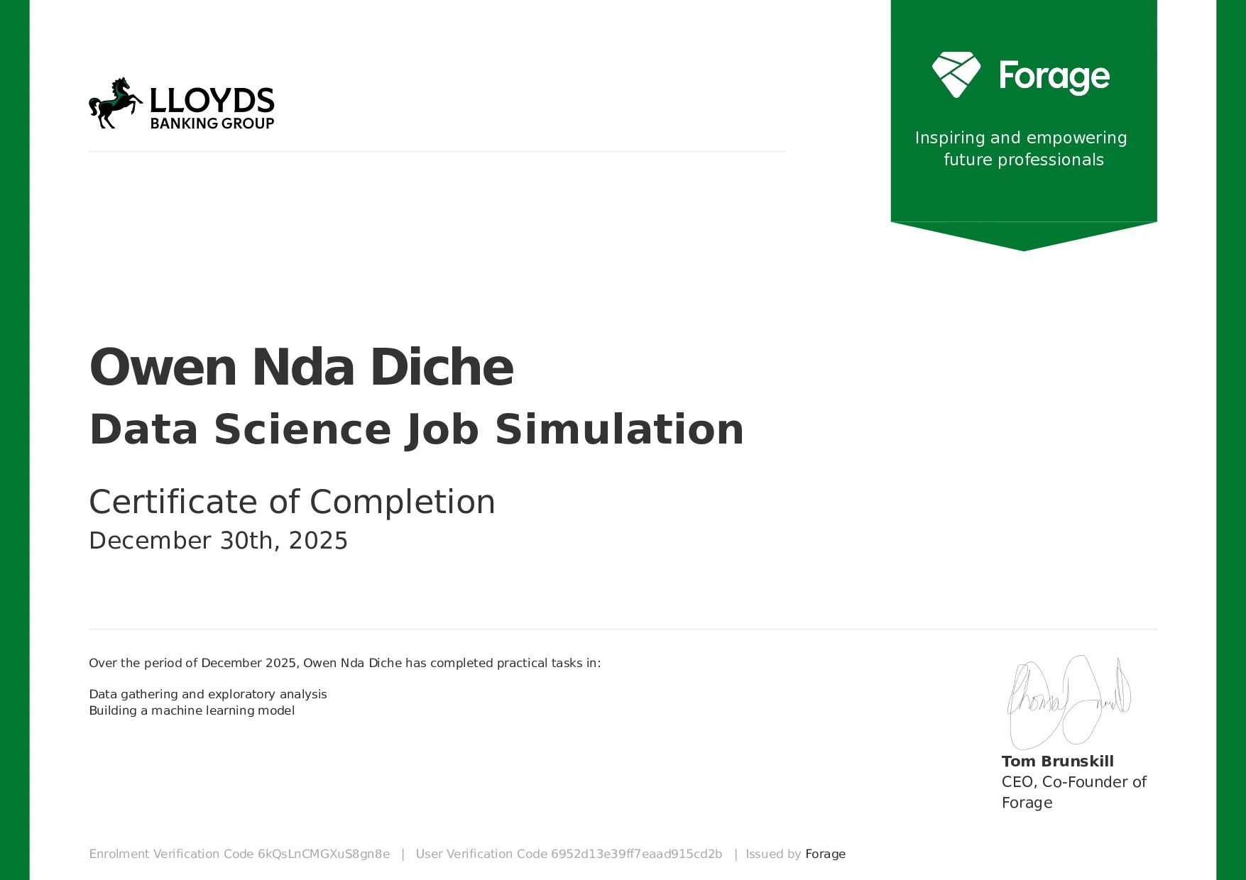 Certificate 8